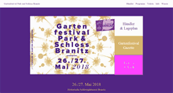 Desktop Screenshot of gartenfestival-branitz.de